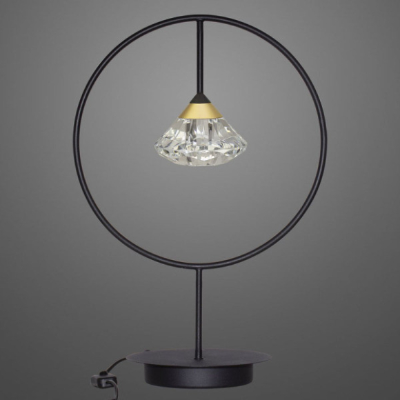 Tiffany No 1 T asztali lámpa fekete