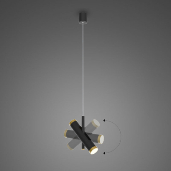 Lunette No. 1 P mennyezeti lámpa fekete