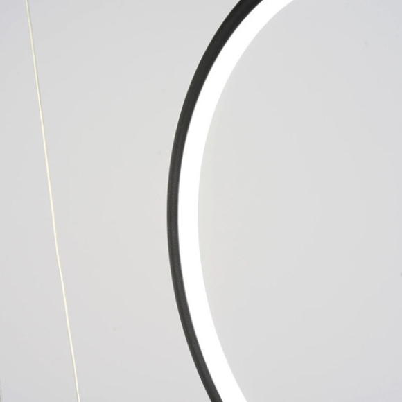 Rings No 8 mennyezeti lámpa fekete 180cm