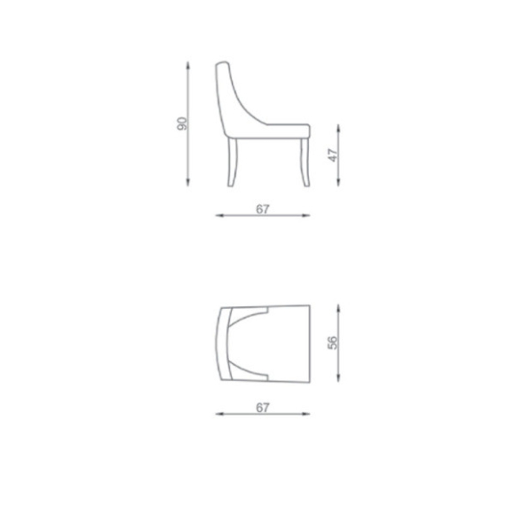 Bea étkezőszék több színben