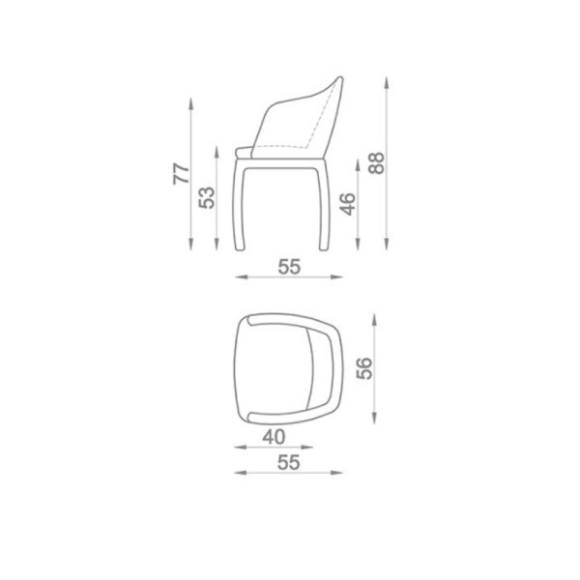 Stefany étkezőszék több színben